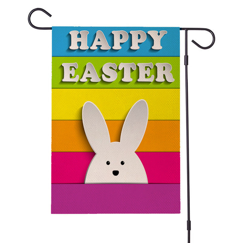 Easter Garden Flag