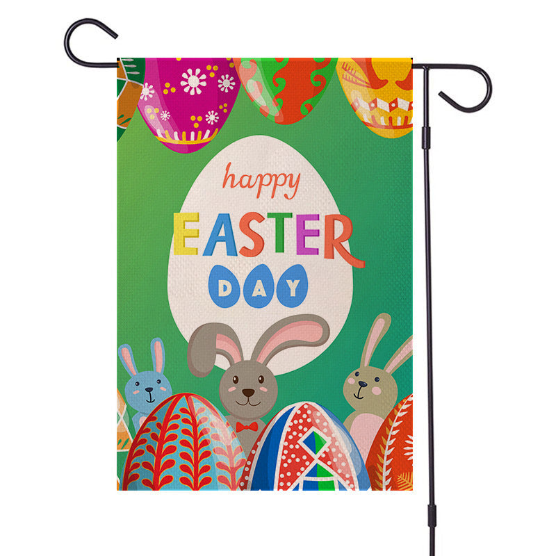 Easter Garden Flag