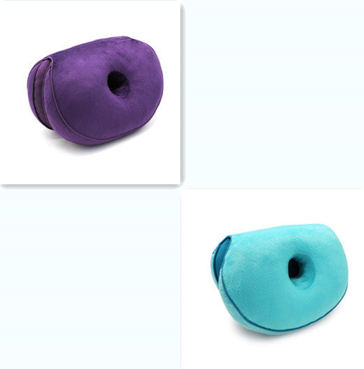 Multifunctional plush hip cushion