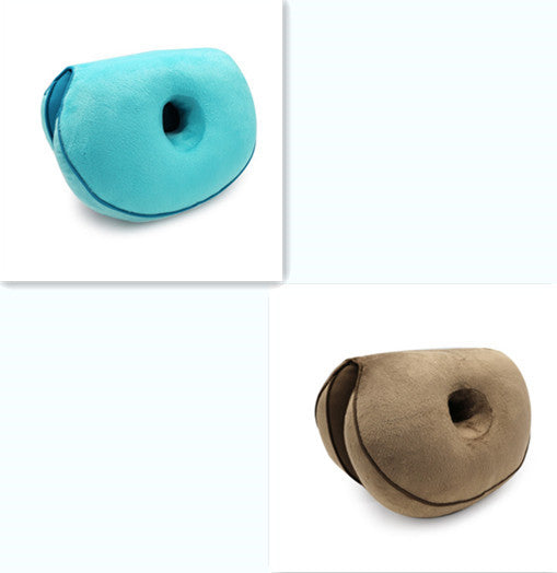 Multifunctional plush hip cushion