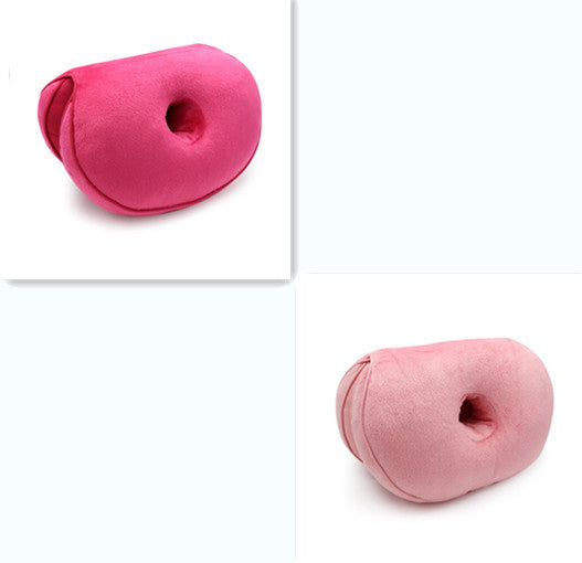 Multifunctional plush hip cushion