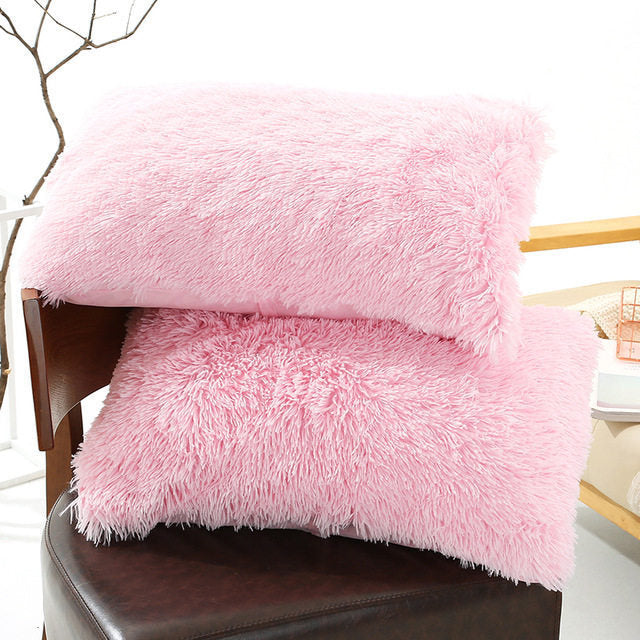 Plush Fuzzy Pillow Case