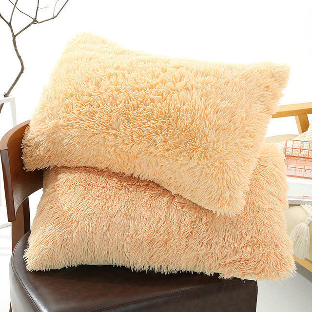 Plush Fuzzy Pillow Case