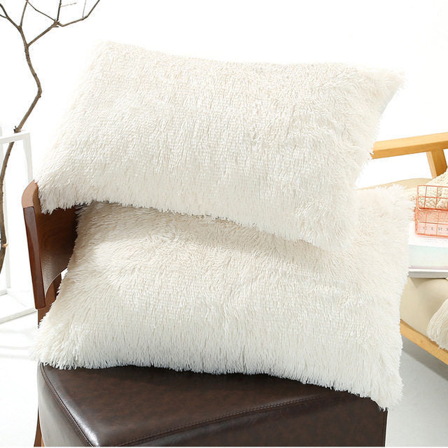 Plush Fuzzy Pillow Case