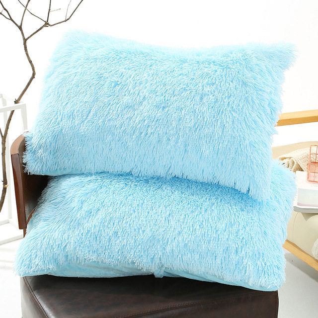 Plush Fuzzy Pillow Case