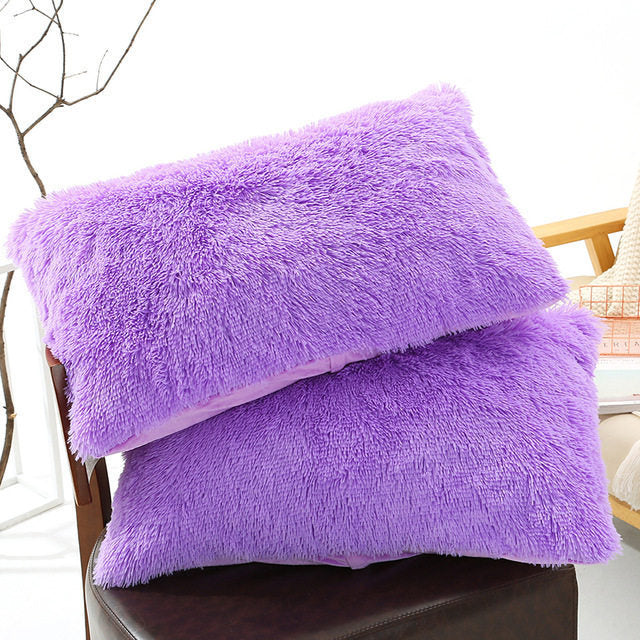 Plush Fuzzy Pillow Case