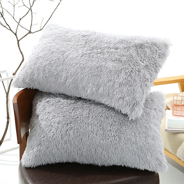 Plush Fuzzy Pillow Case