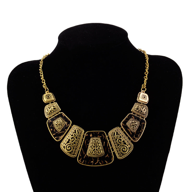 Bohemian Scalloped Necklace