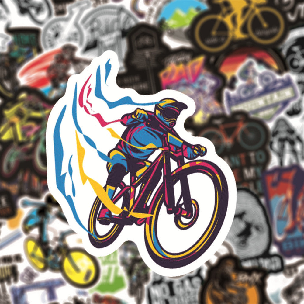 Mountain Cross-Country Bike Stickers