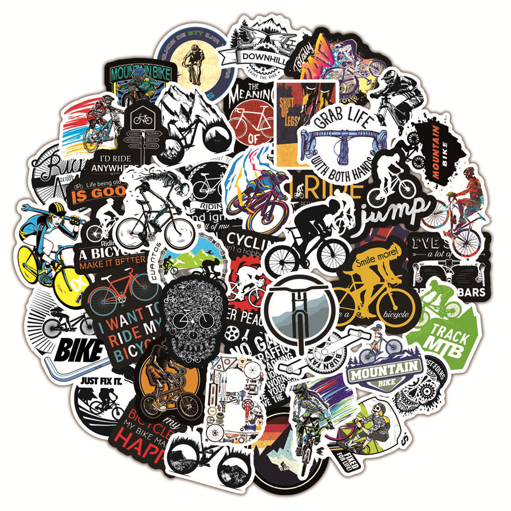 Mountain Cross-Country Bike Stickers