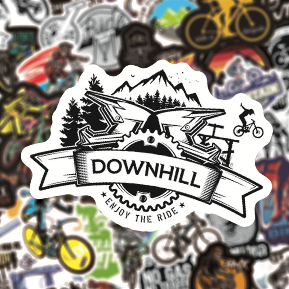 Mountain Cross-Country Bike Stickers