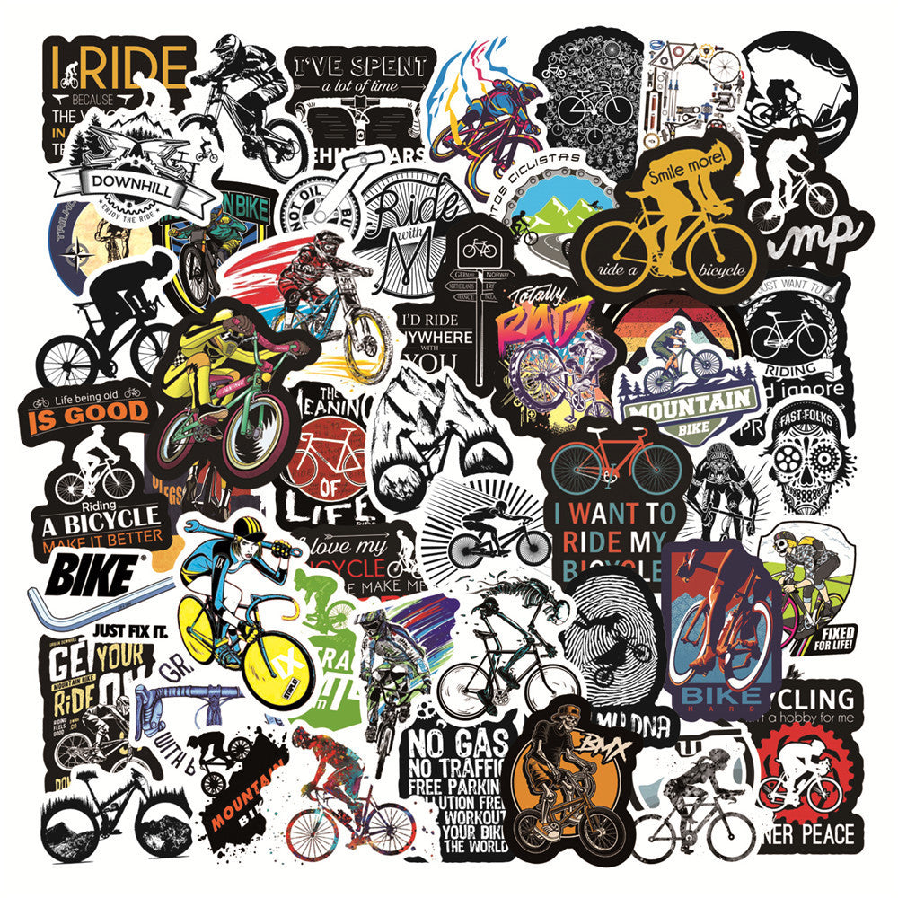 Mountain Cross-Country Bike Stickers