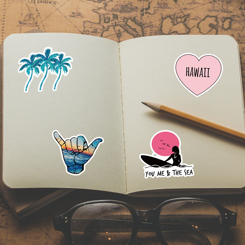 50 Hawaii Stickers