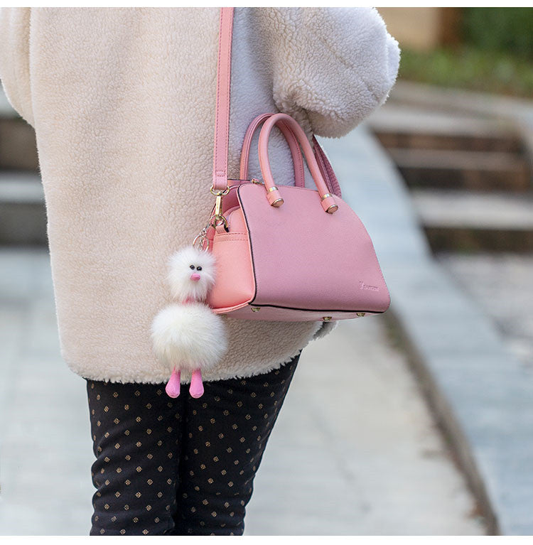 Ostrich Pendant Plush Keychain