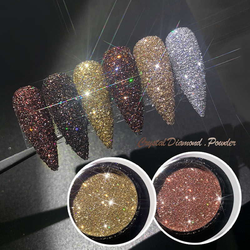 Glitter Flash Nails Crystal Diamond Powder