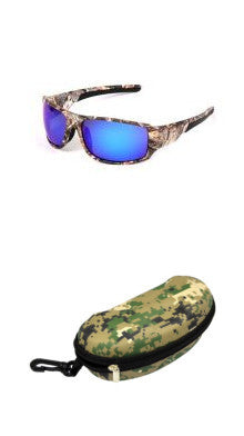 Camouflage polarizing sunglasses