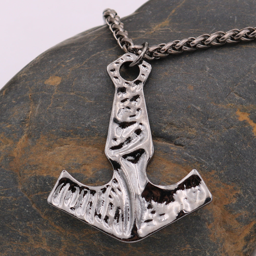 Thors Hammer Men's Body Pendant Necklace