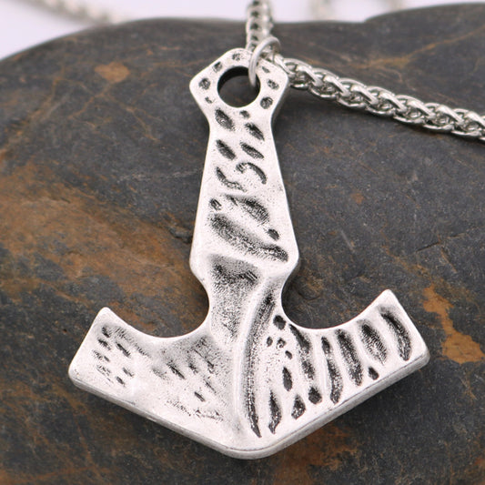 Thors Hammer Men's Body Pendant Necklace