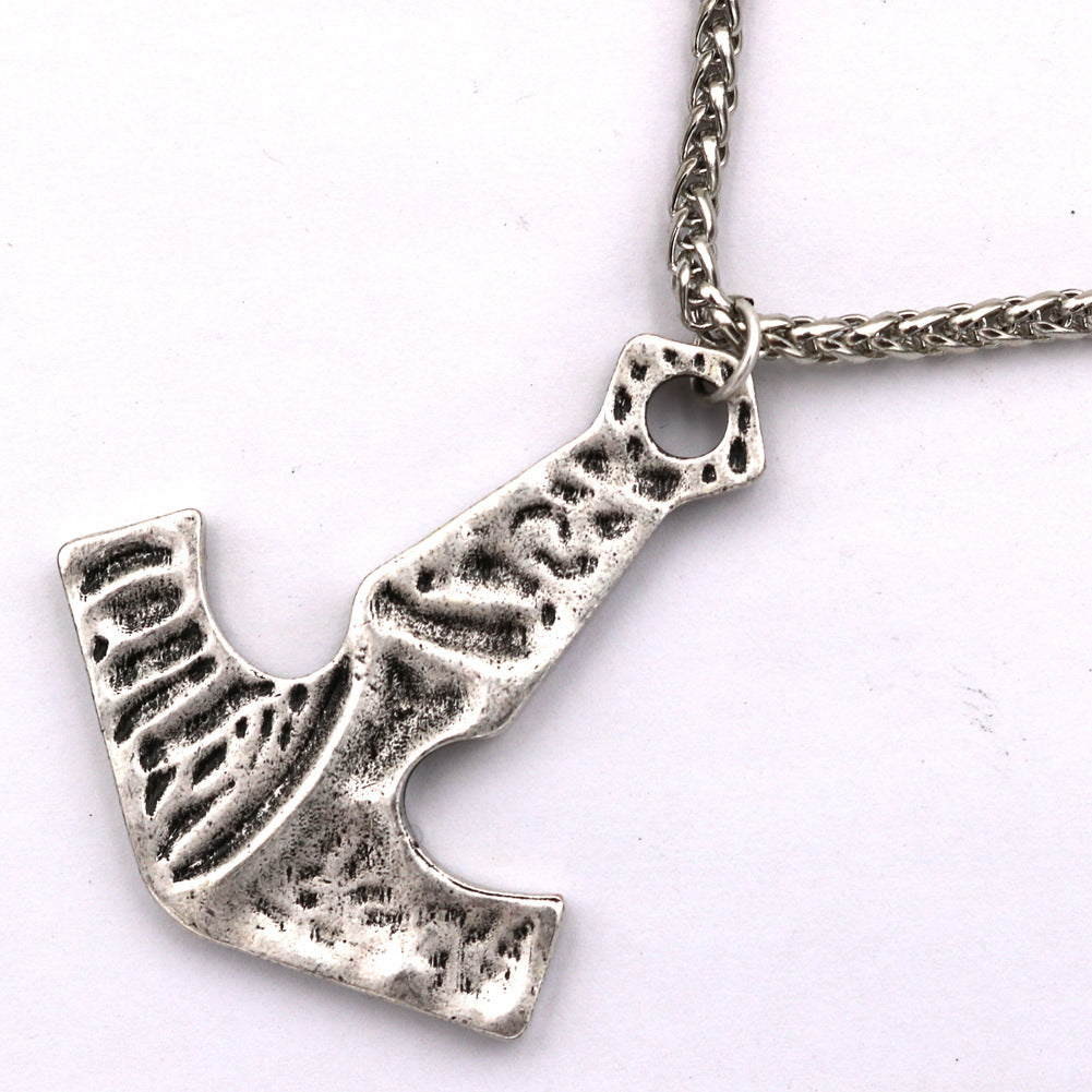 Thors Hammer Men's Body Pendant Necklace