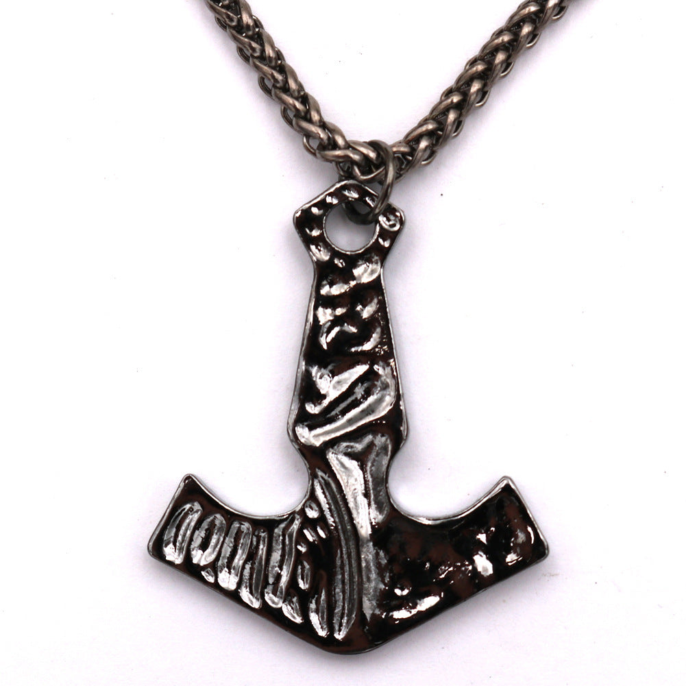 Thors Hammer Men's Body Pendant Necklace