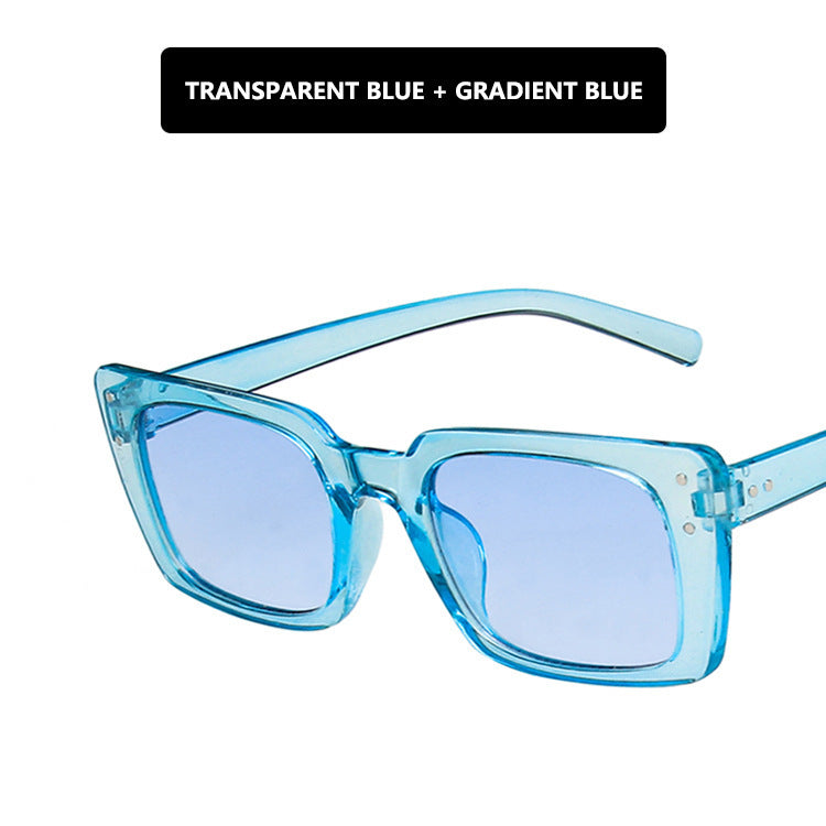 Narrow Frame Square Sunglasses