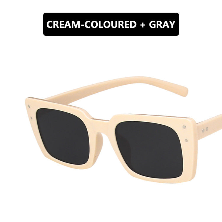 Narrow Frame Square Sunglasses