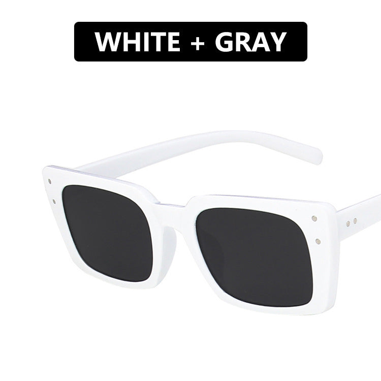 Narrow Frame Square Sunglasses