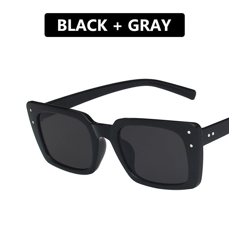 Narrow Frame Square Sunglasses