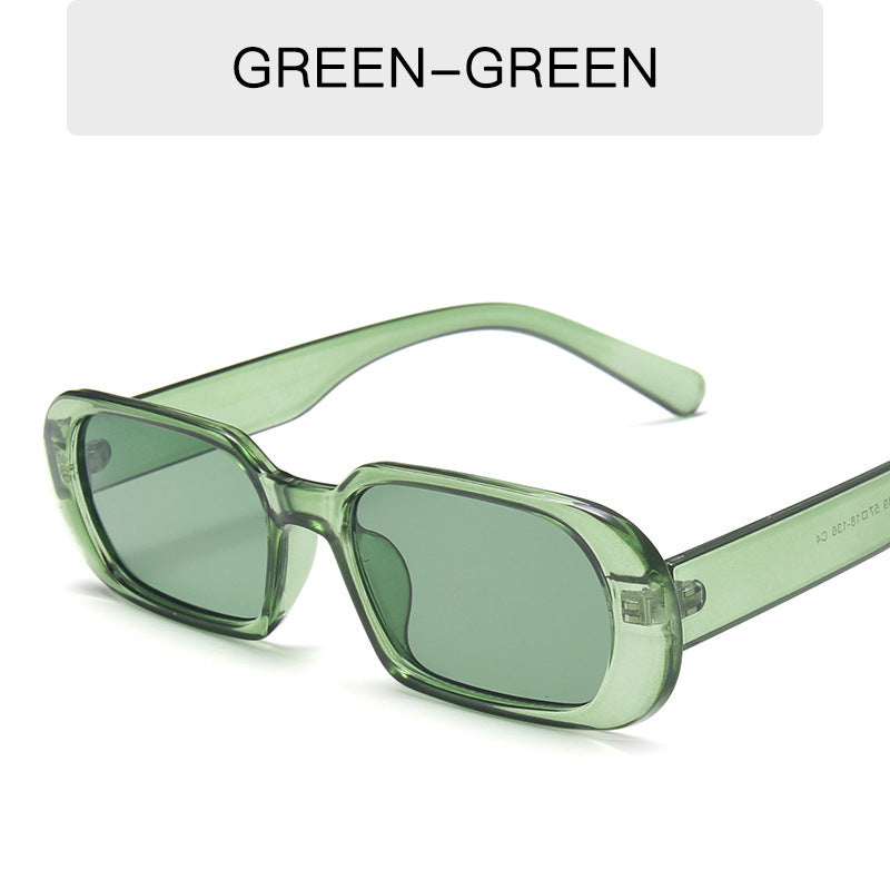 Retro Small Frame Sunglasses Candy Color Fashion Sunglasses