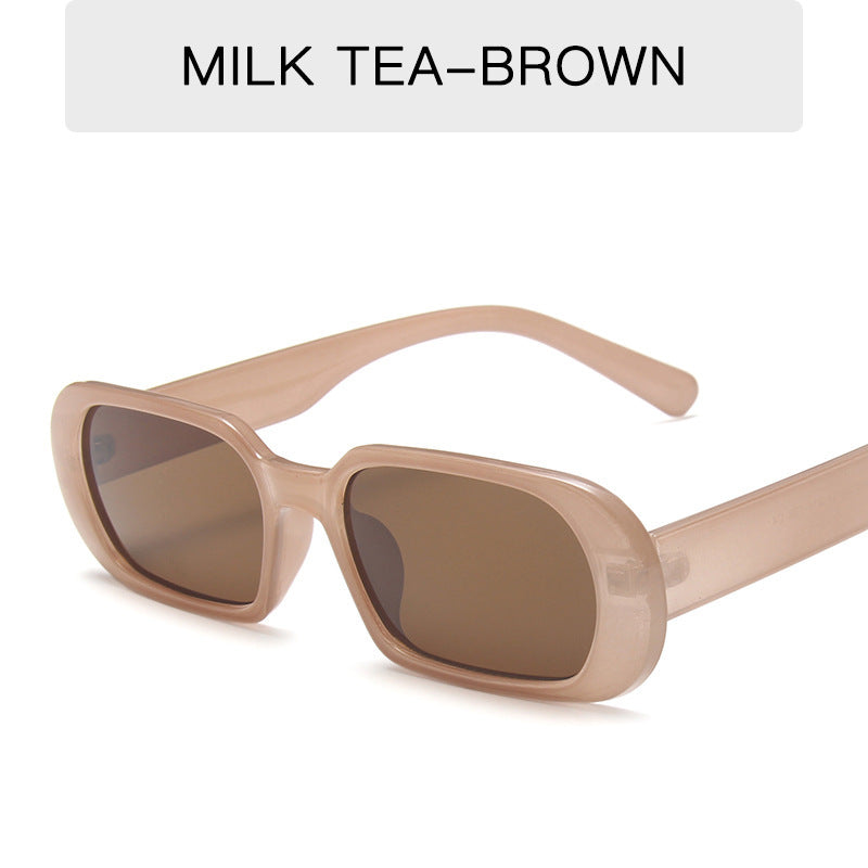 Retro Small Frame Sunglasses Candy Color Fashion Sunglasses