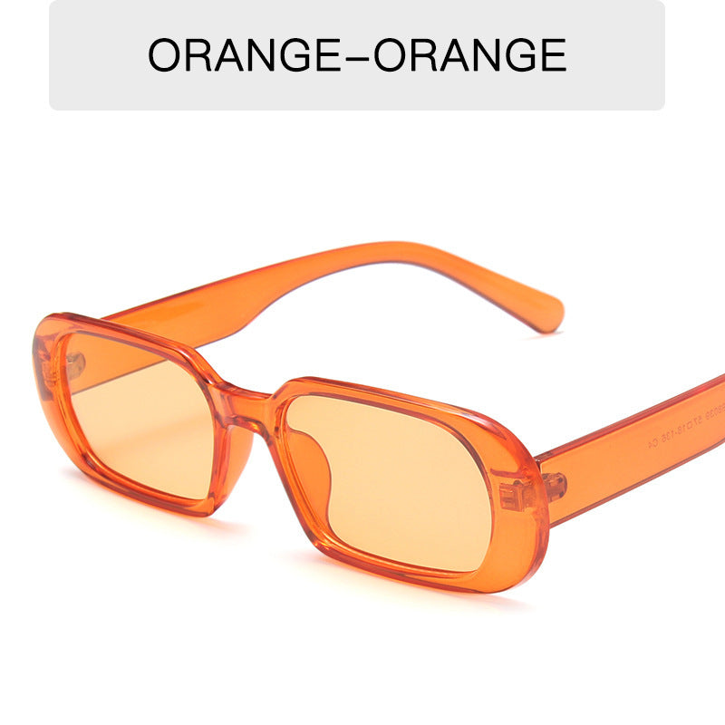 Retro Small Frame Sunglasses Candy Color Fashion Sunglasses