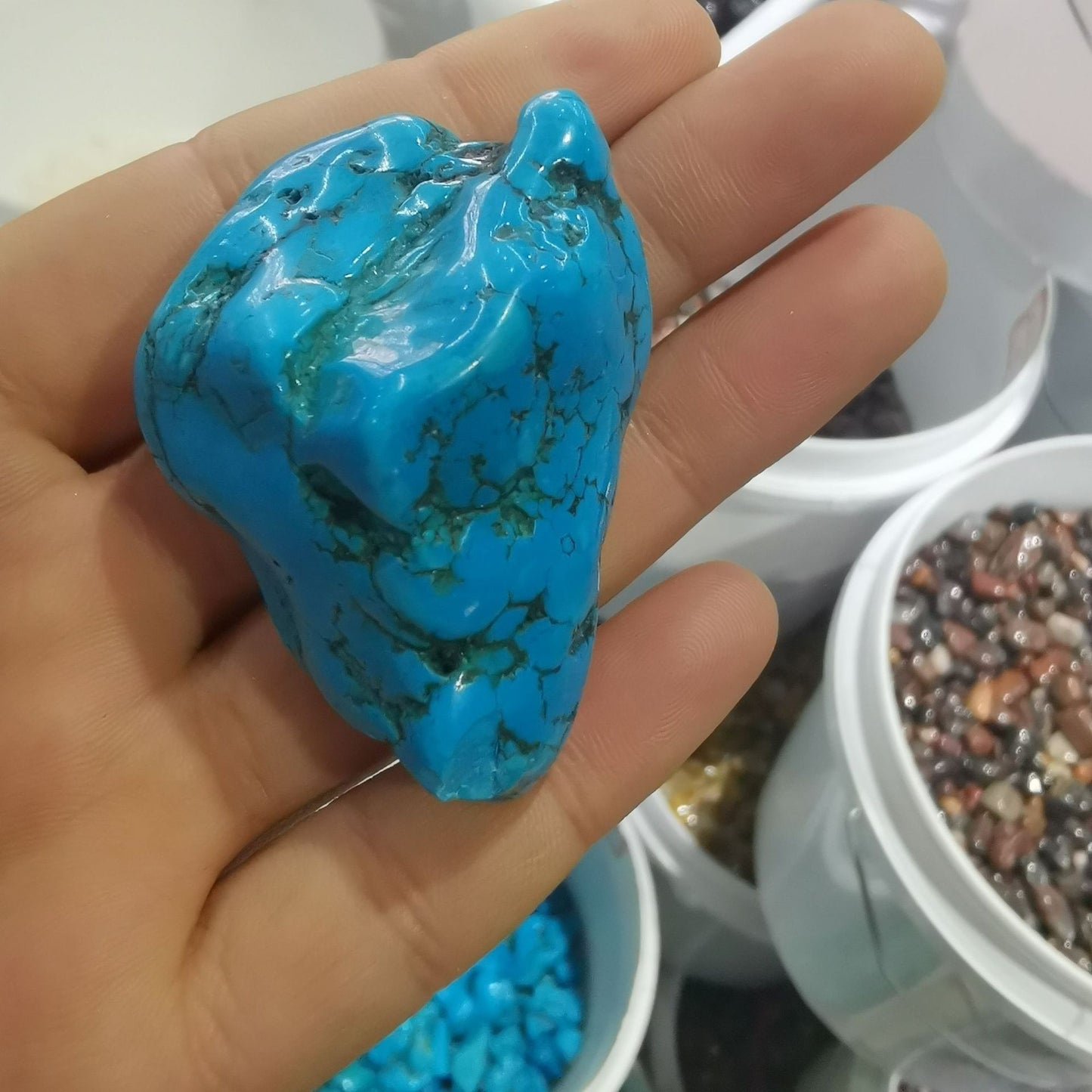 Blue Turquoise Rough Stone