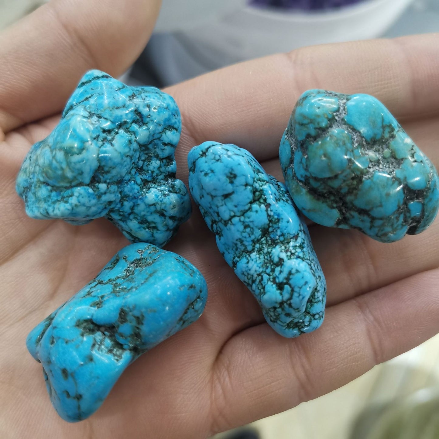 Blue Turquoise Rough Stone