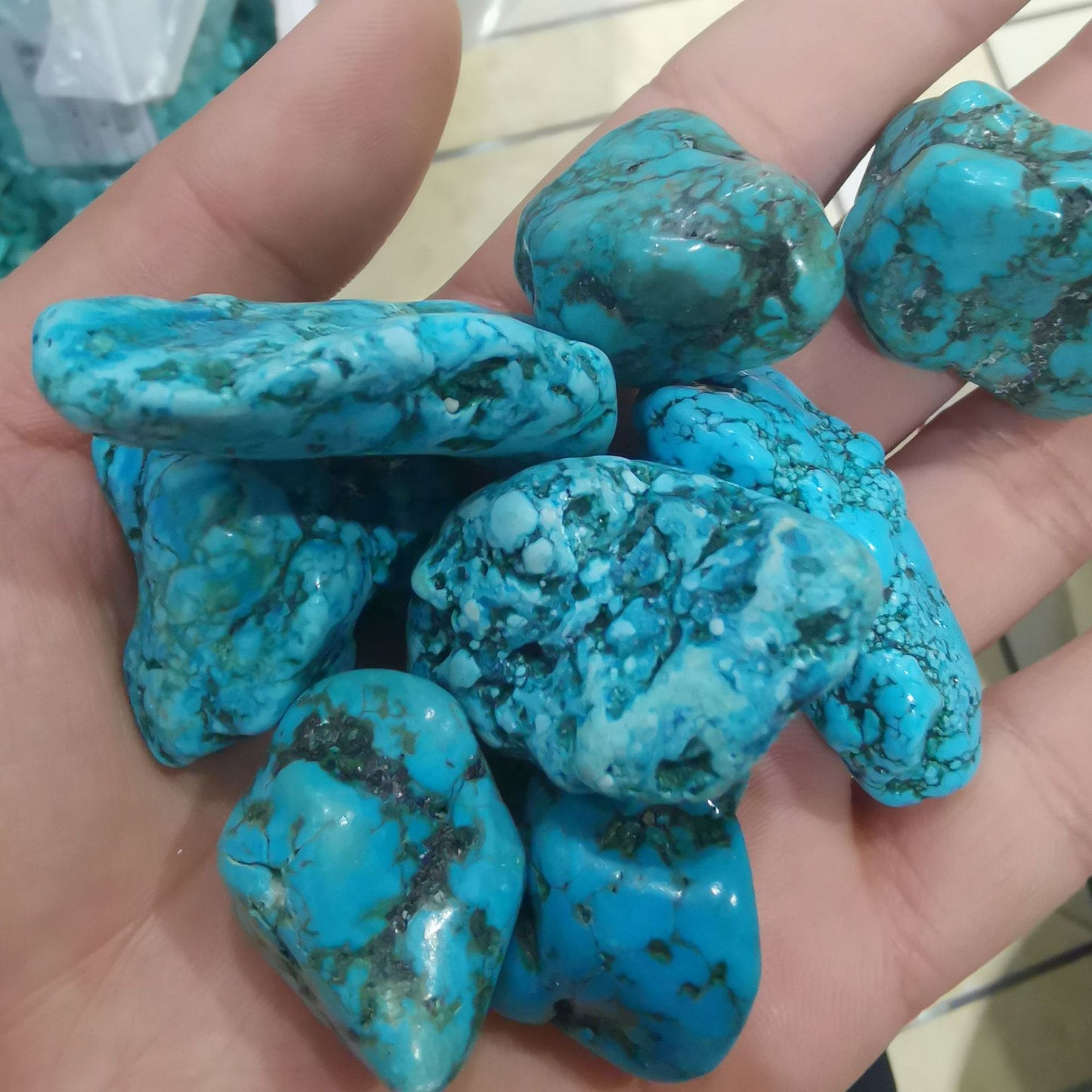 Blue Turquoise Rough Stone