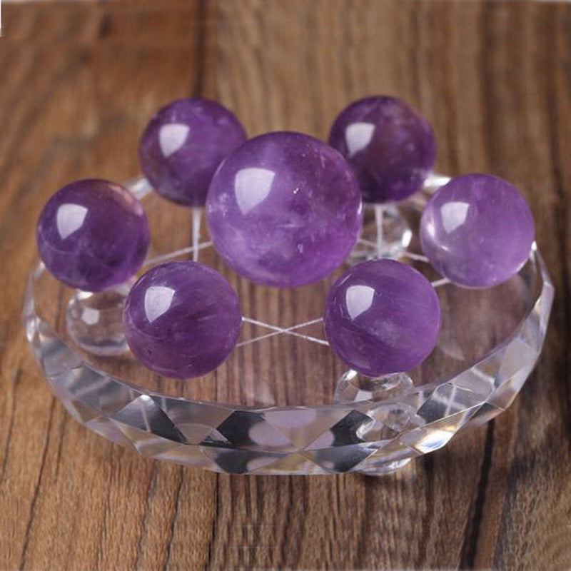 Natural Amethyst Crystal Ball Decoration