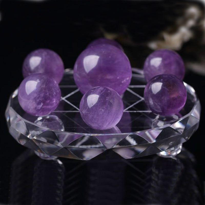 Natural Amethyst Crystal Ball Decoration