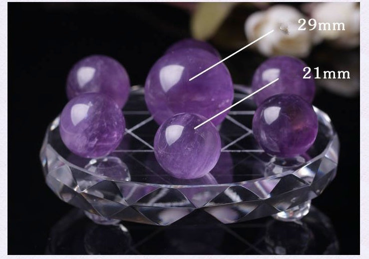 Natural Amethyst Crystal Ball Decoration