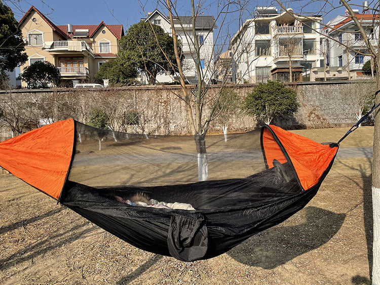 Automatic Quick-Opening Mosquito Net Hammock