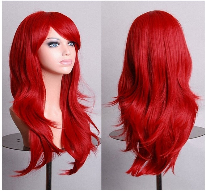 Cos Long Roll Anime Wig