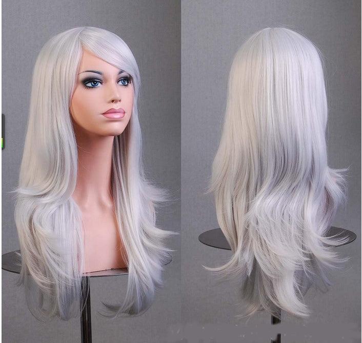 Cos Long Roll Anime Wig