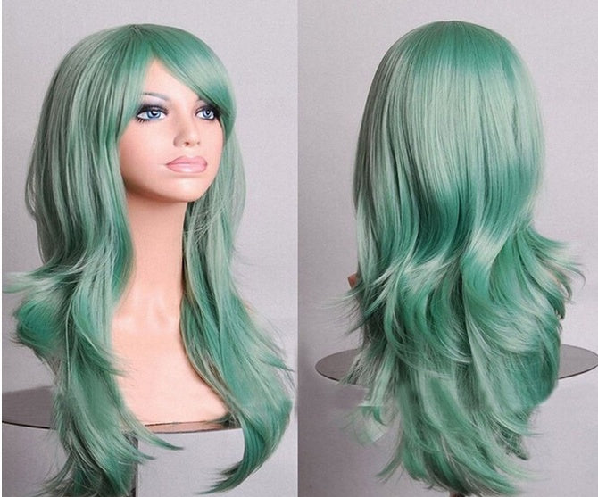 Cos Long Roll Anime Wig