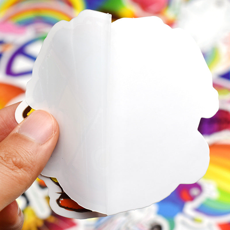 50 Rainbow Stickers