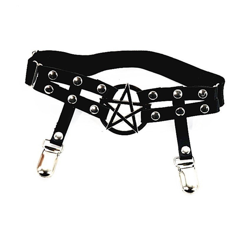 Pentagram Garter Belt