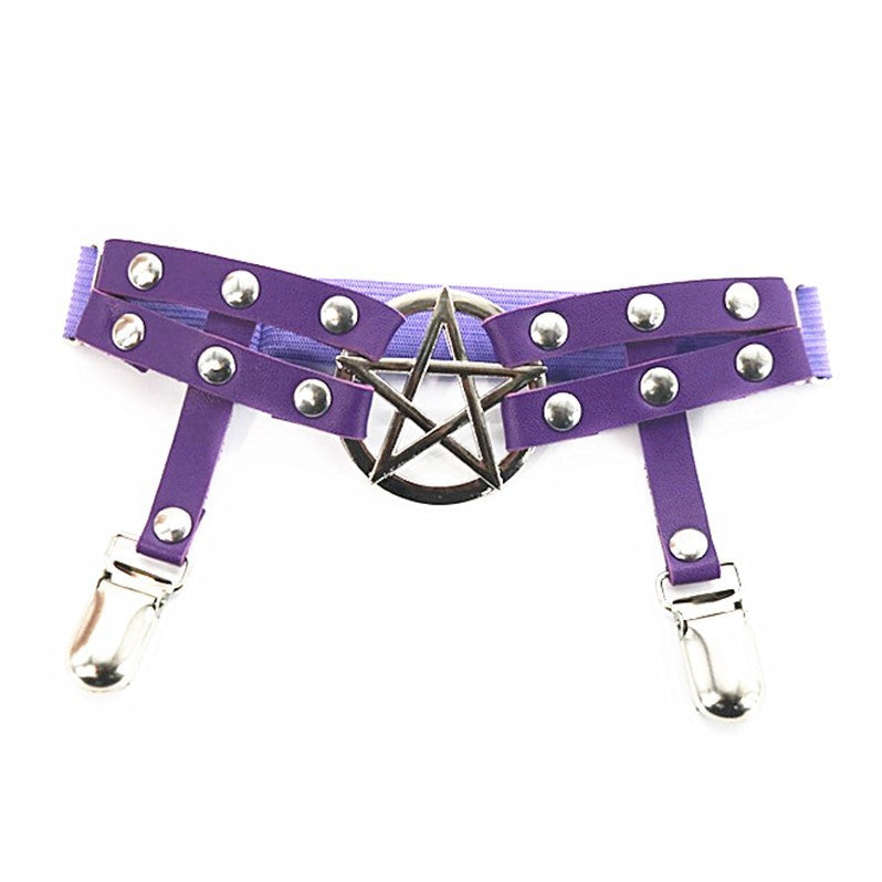 Pentagram Garter Belt