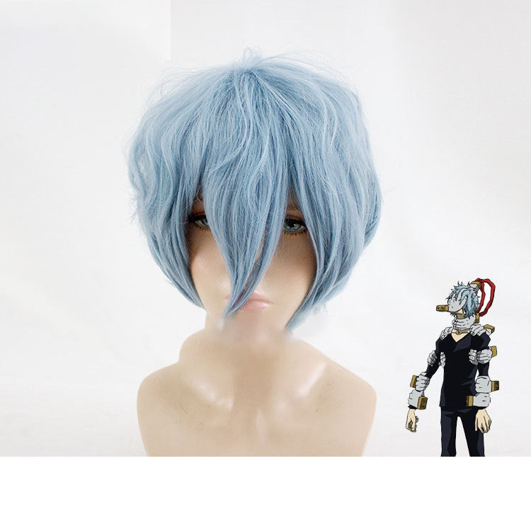 Hero Academia Boom Frozen Red and White Short Hair Style Cos Wig