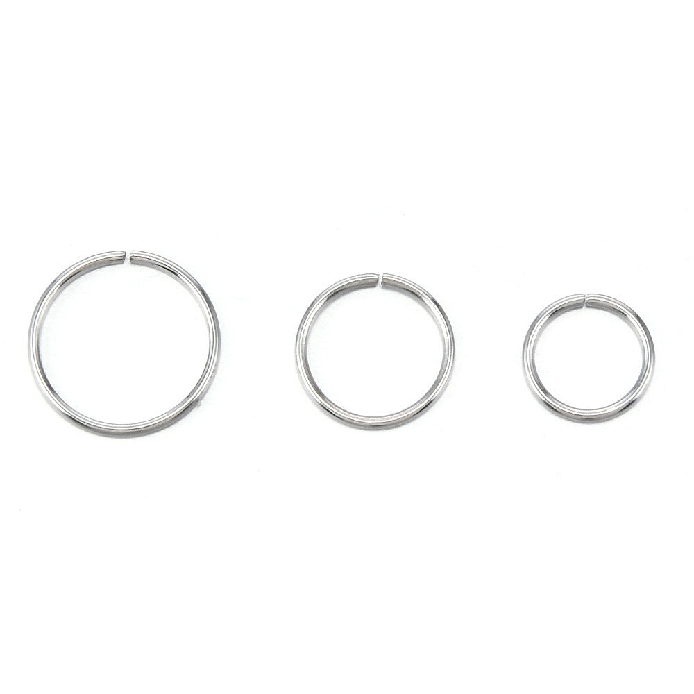 Hypoallergenic Stainless Steel Round Nose Rings