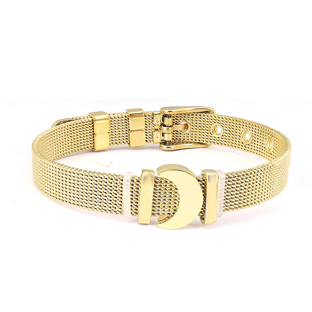 Mesh Stainless Steel Bracelet Bracelet Jewelry