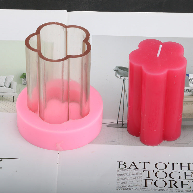 Acrylic Transparent Mold Cylindrical Candle Mold