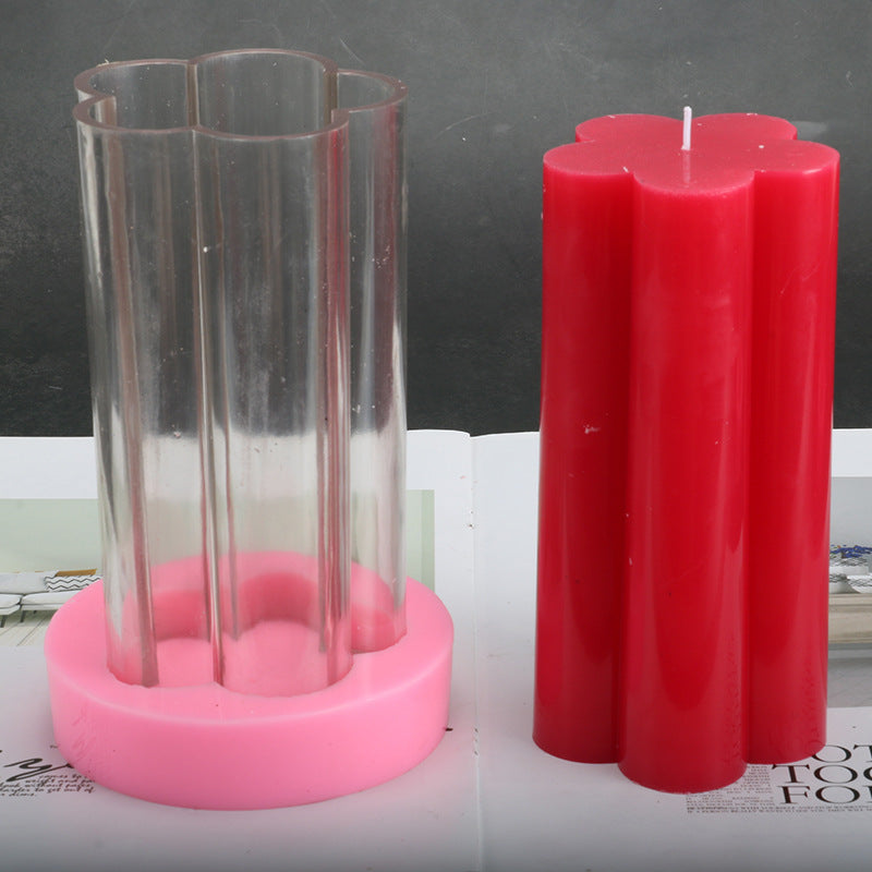 Acrylic Transparent Mold Cylindrical Candle Mold