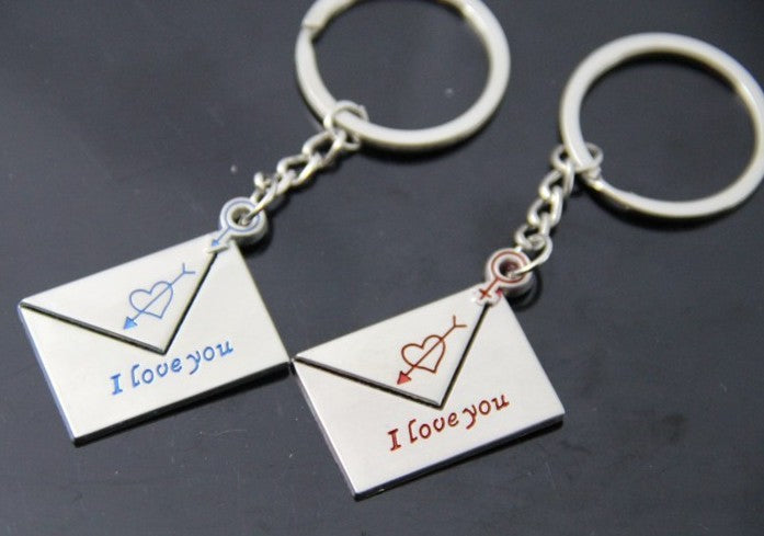 Lovers Zinc Alloy Keychain Set